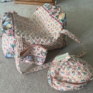 3 piece Vera Bradley travel set.